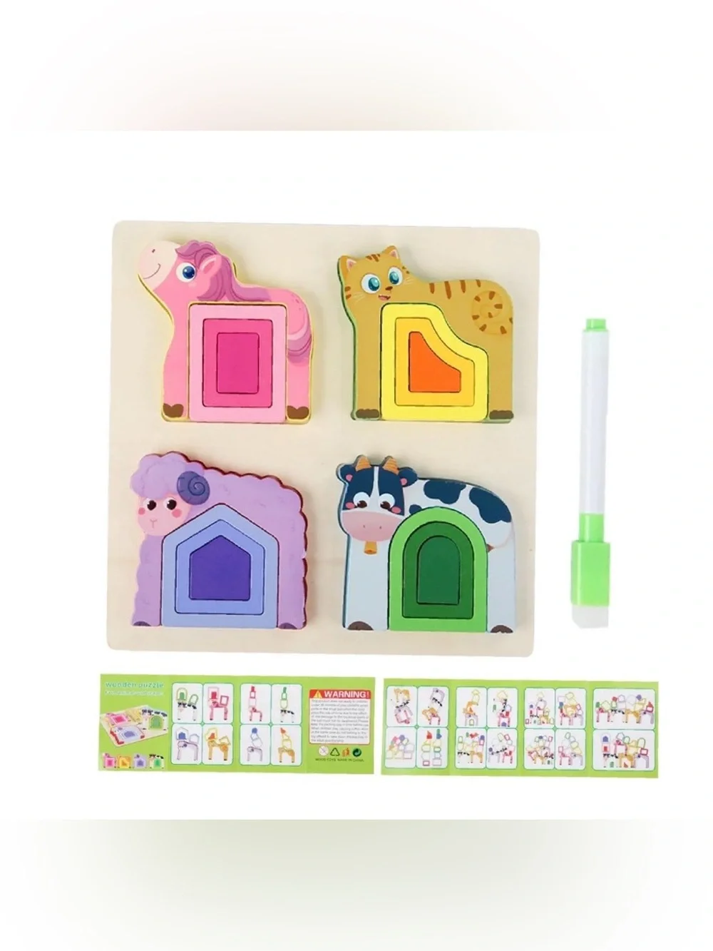Wooden Puzzle Game - Early Learning & Developmental Game